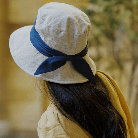 S M L Wide Brim Bucket Hat.