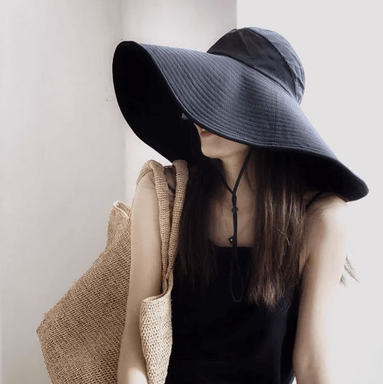 Extra Wide Brim Bucket Hat  for Women.