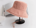 Summer Wide Brim Bucket Sun Hat.