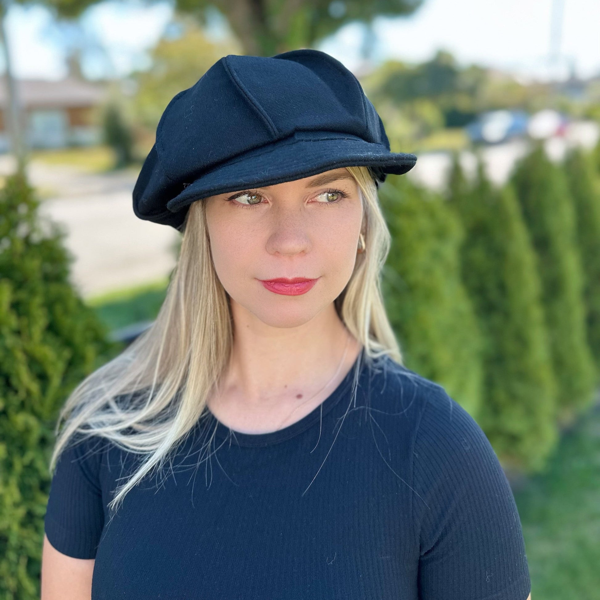 Customized Oversize Wool Applejack Newsboy Cap Jovvsd