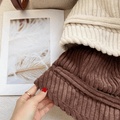 Winter Corduroy Bucket Hat for Women.