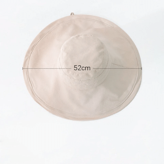 Extra Wide Brim Foldable Bucket Hat.