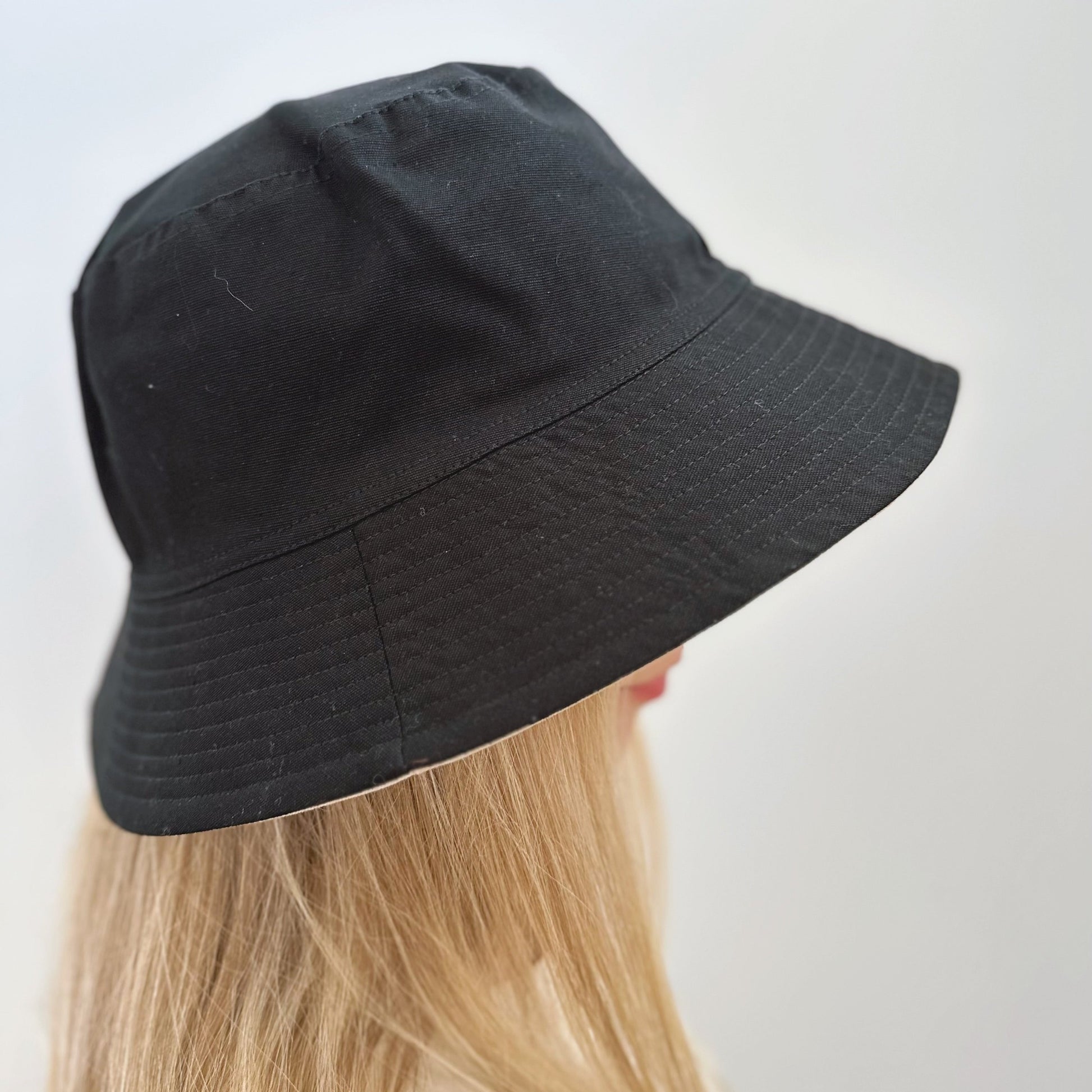 Medium Brim Unisex Cotton Bucket Hat Jovvsd