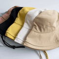Summer Wide Brim Bucket Sun Hat.