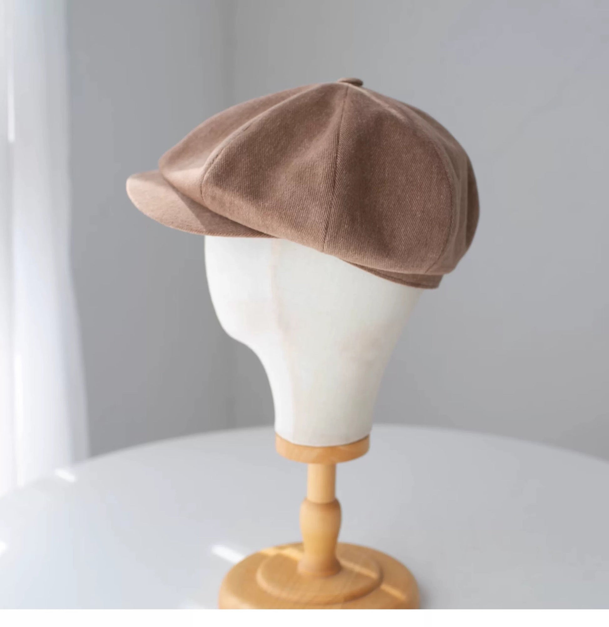 Oversize Applejack Newsboy Cap Jovvsd