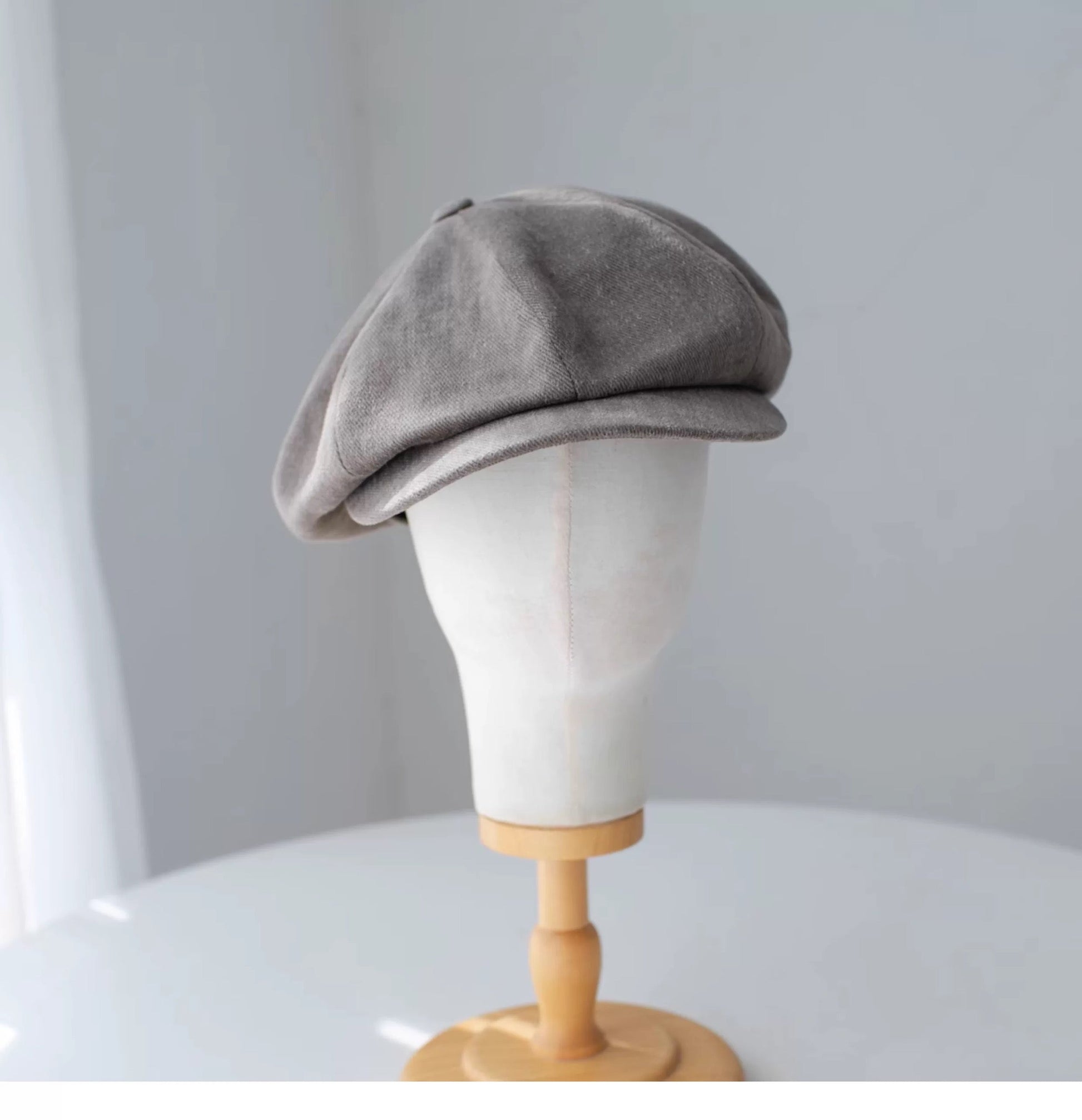Oversize Applejack Newsboy Cap Jovvsd