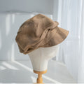 Two Way Linen Newsboy Cap Jovvsd