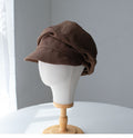 Two Way Linen Newsboy Cap Jovvsd