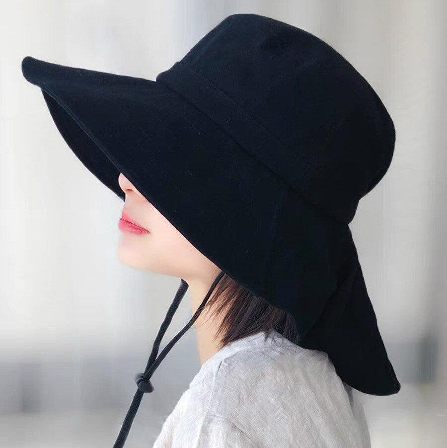 Wide Brim Bucket Hat - Jovvsd