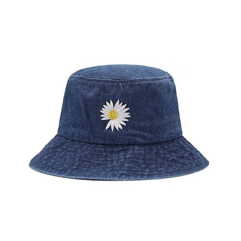 Daisy Denim bucket hat  for Women and Girls.