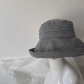 Oversized Bucket Hat Check Pattern, Small to XXLarge Bucket Hat for Women.