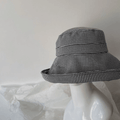Oversized Bucket Hat Check Pattern, Small to XXLarge Bucket Hat for Women.