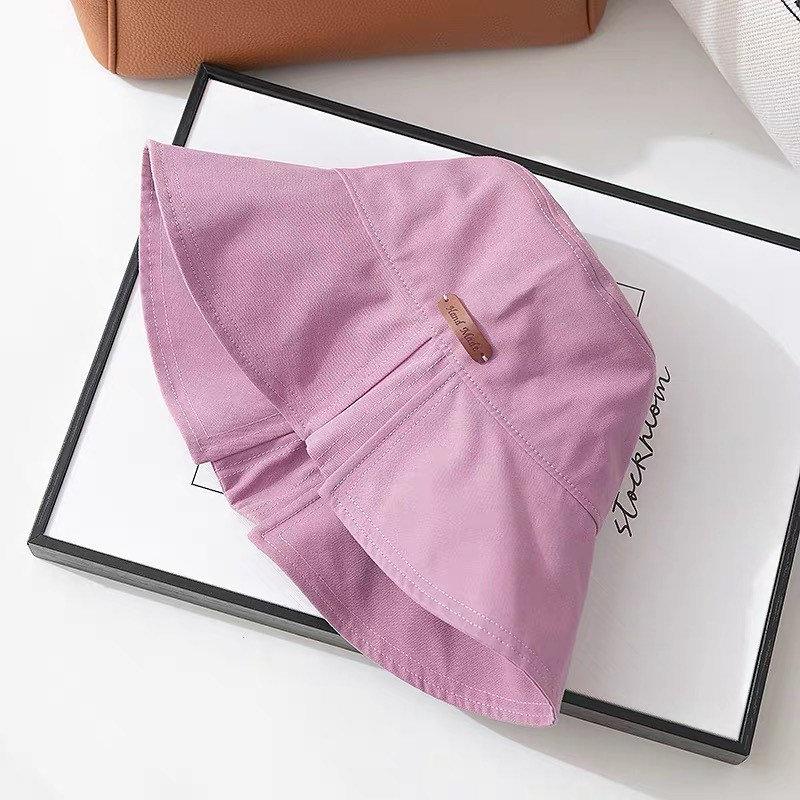 Foldable Wide Brim Bucket Hat for Women.