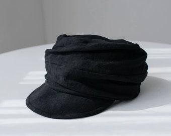 Linen Unisex Newsboy Cap - Jovvsd