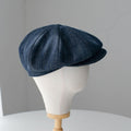 Unisex Oversize Denim Newsboy Cap - Jovvsd