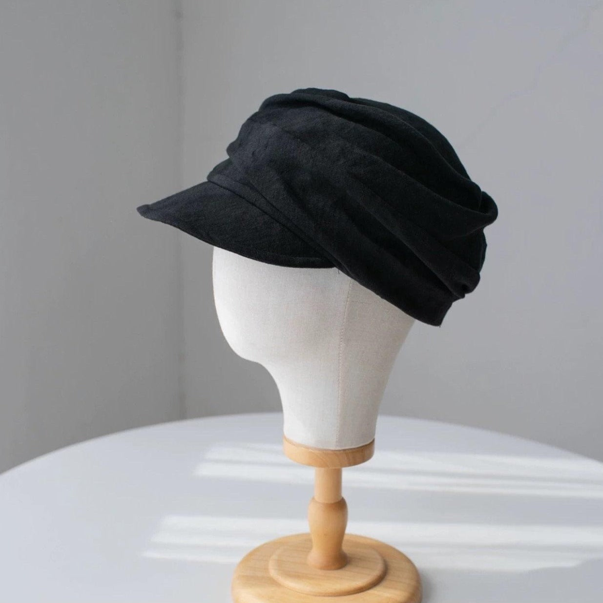 Linen Unisex Newsboy Cap - Jovvsd