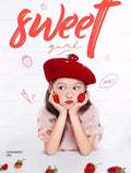 Strawberry Beret Hat for Women and Kids.