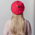 Strawberry Beret Hat for Women and Kids.