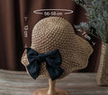 Summer Straw Beach Hat with Bow Tie for Women/Girl.